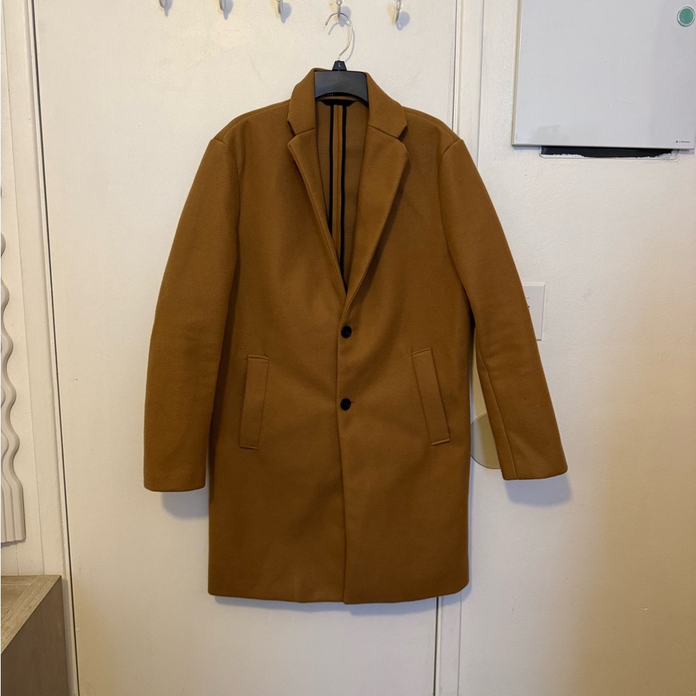 Zara Men's Tan Trench Coat